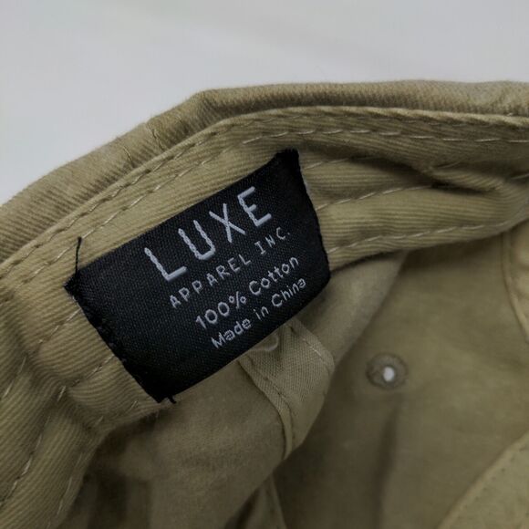 Luxe Apparel Men's Slideback Tan Adjustable Embroidered Bahamas Freeport - Picture 7 of 7